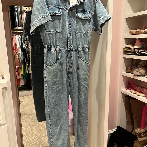 Free people denim jumpsuit - Picture 2 of 2